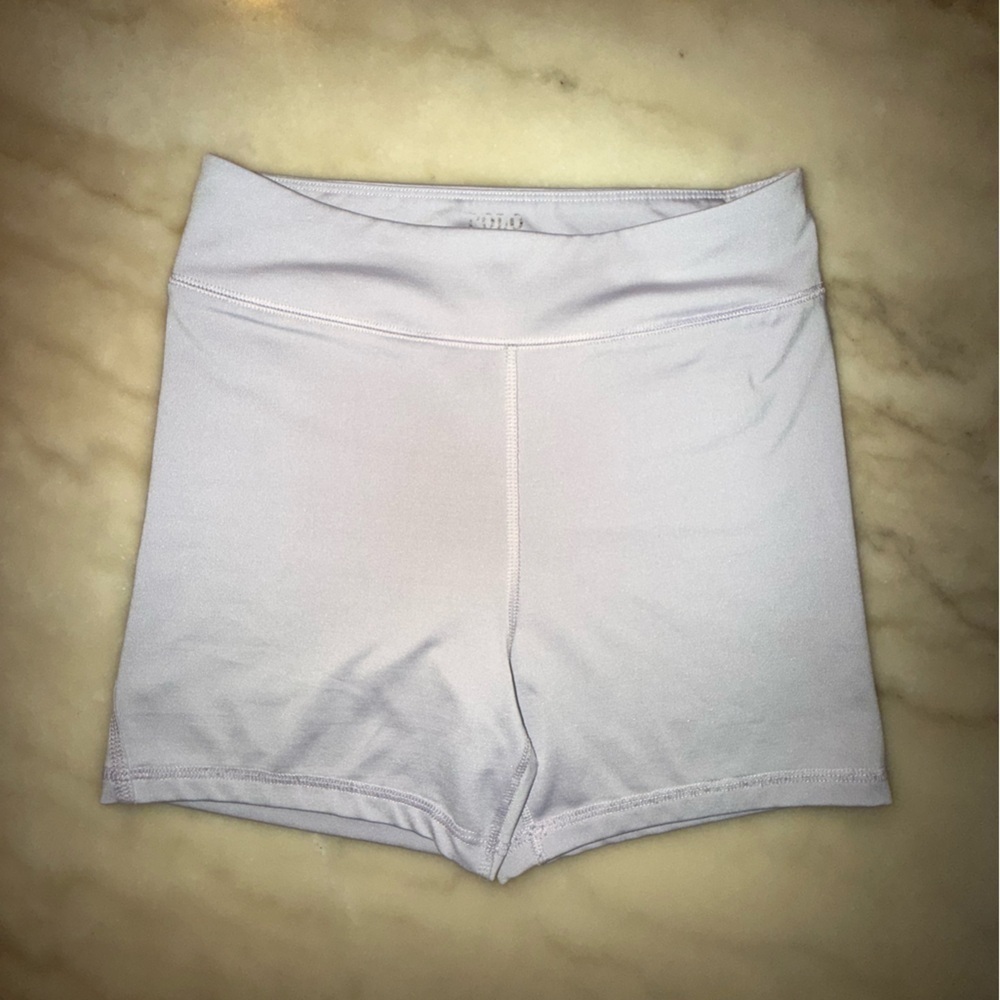 Polo Ralph Lauren PURPLE Girls Athletic Yoga Stretch Shorts, US large 12/14